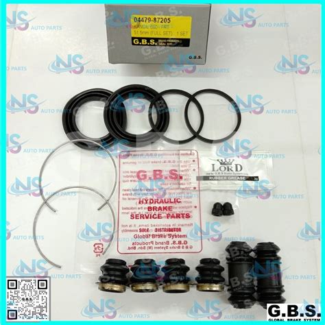 Gbs G B S Front Disc Brake Caliper Repair Kit Full Set Half Set For