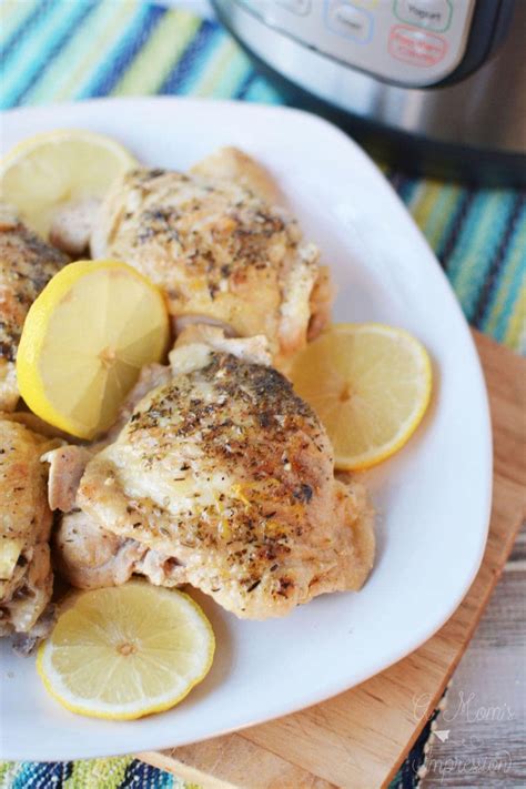 Instant Pot Lemon Chicken With Garlic Instant Pot Lemon Garlic