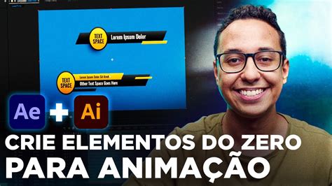 Como CRIAR ELEMENTOS do ZERO para Animação ILLUSTRATOR AFTER