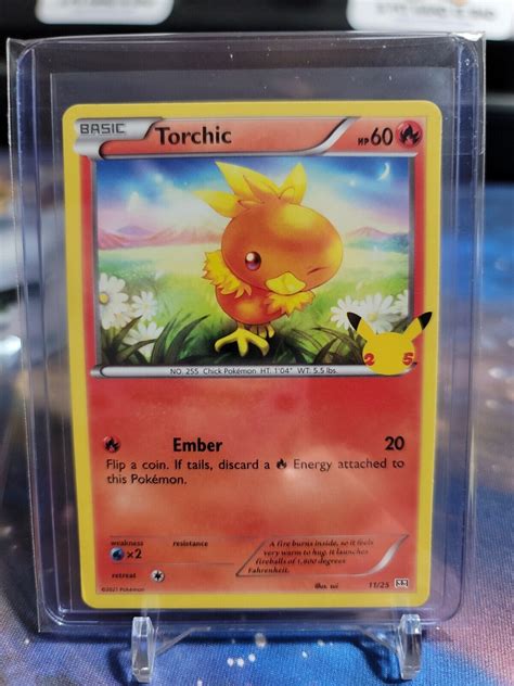 Torchic Non Holo Th Anniversary Mcdonald S Promo