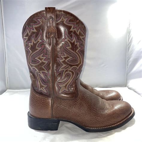 Ariat Shoes Ariat Mens Brown Cobalt Xr Pro 38549 Embroidered