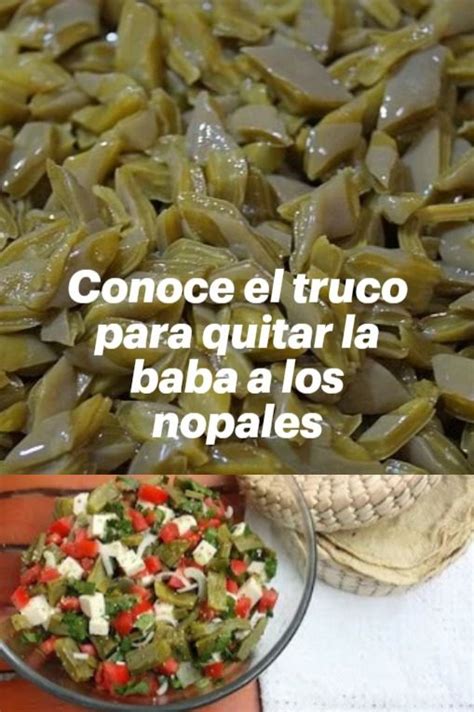 El Secreto Para Cocer Los Nopales Sin Baba Como Cocinar Nopales