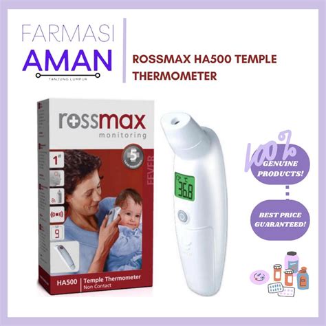 Rossmax Monitoring Temple Thermometer Non Contact Ha Years