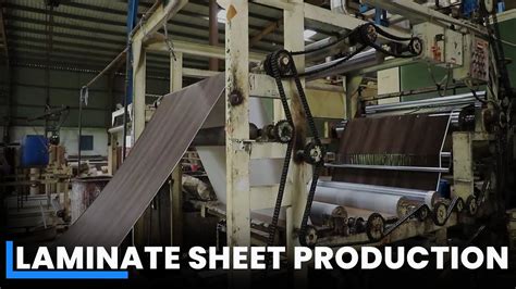 Production Process Laminate Sheets Laminate Sheet Factory