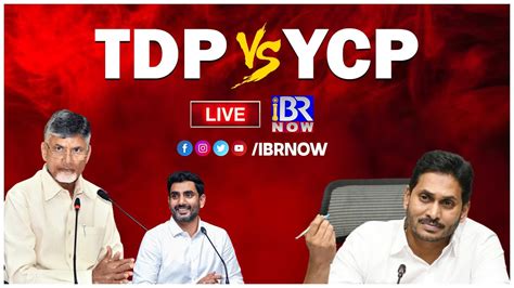 LIVE TDP Vs YSRCP Chandrababu Vs YS Jagan AP Politics LIVE