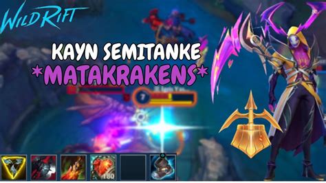 NUEVO META KAYN MATAKRAKENS LEAGUE OF LEGENDS WILD RIFT YouTube