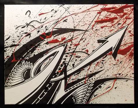 Sharpie Art N Acrylic Fling By Pinstripe Chris