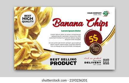 91 Poster Banana Chips Images, Stock Photos, 3D objects, & Vectors | Shutterstock