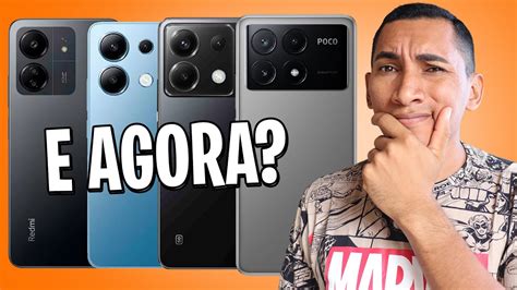 A Verdade Desses XIAOMIs Redmi 13c Redmi Note 13 POCO X6 5g E POCO