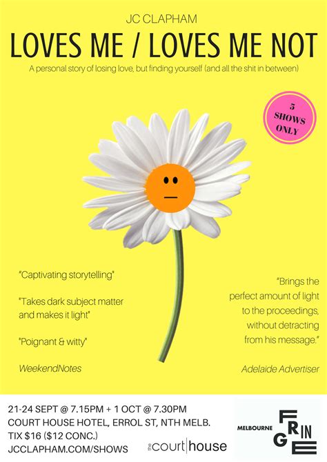 Loves Me / Loves Me Not – JC Clapham