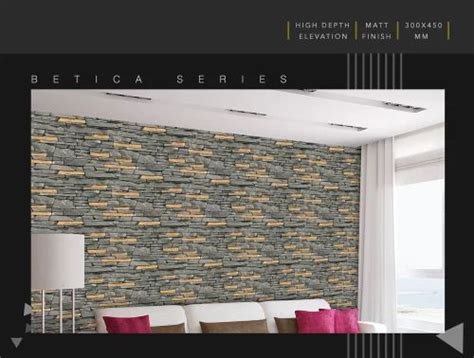 Ceramic Mosaic High Depth Elevation Betica Series Matt Finish Wall