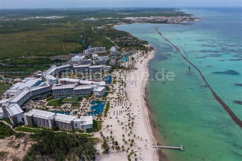 Luftaufnahme Punta Cana Ferienhaus Anlage Des Ferienparks Secrets