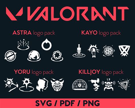 Valorant Reyna Agent Habilidades Cones Svg Png Eps Pdf Figma