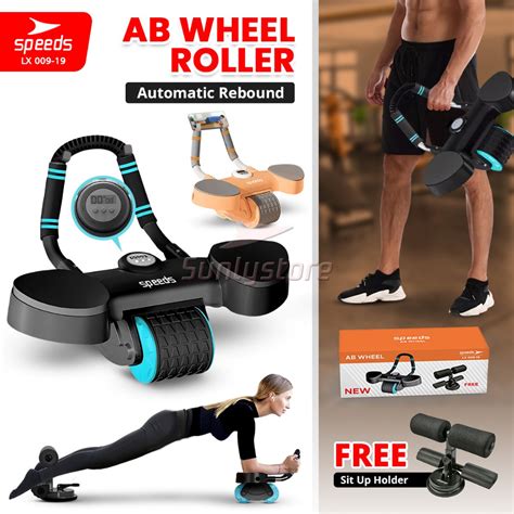 Jual Speeds Ab Wheel Double Wheels Abdominal Roller Alat Fitness