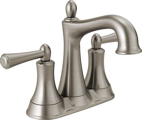 Delta 25774lf Sp Rila 4 Centerset 2 Handle Bathroom Faucet