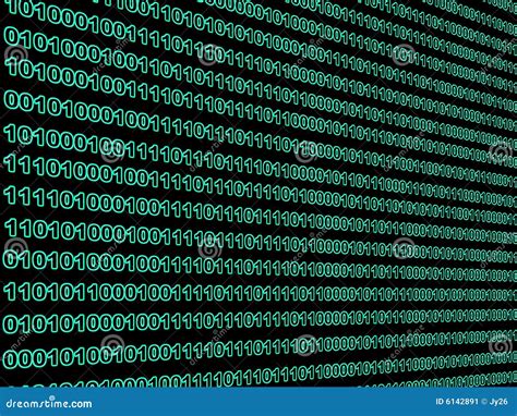 Binary Data Stock Image Image 6142891