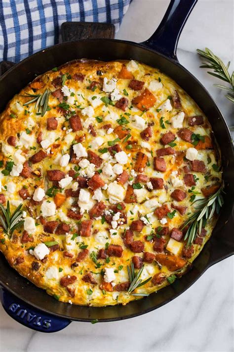 Sweet Potato Frittata Easy Healthy Whole30 And Paleo Friendly