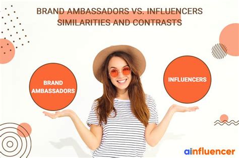 Brand Ambassadors Vs Influencers Similarities And Contrasts Ainfluencer