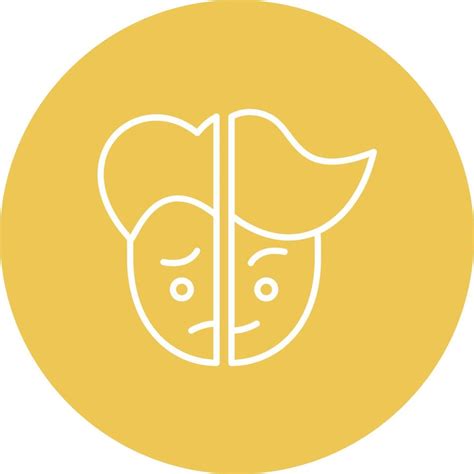 Mood Disorder Line Circle Background Icon 17629209 Vector Art At Vecteezy