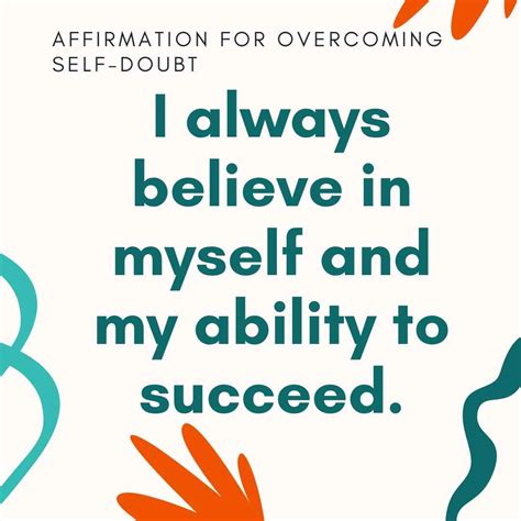 29 Affirmations for Overcoming Self-Doubt • Believe and Create