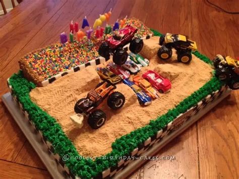 Monster Jam Birthday Cakes