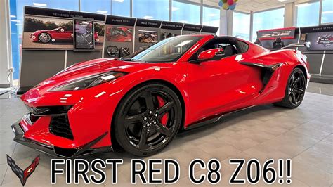 2023 Red Corvette Zo6 Hot Sex Picture