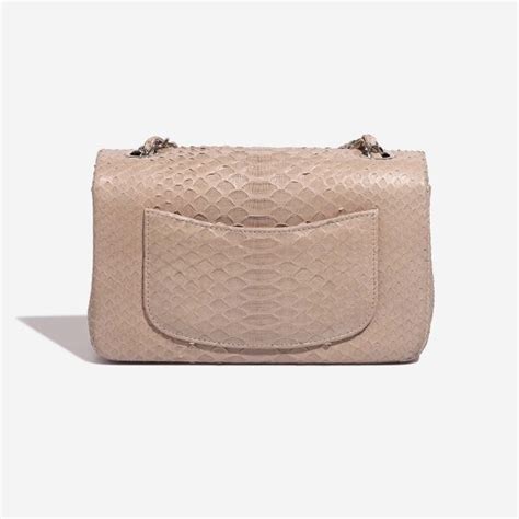 Chanel Timeless Small Python Nude SACLÀB