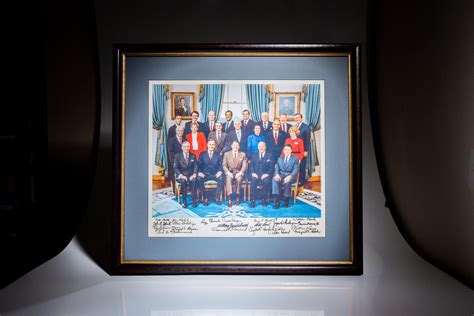 Signed Cabinet Photograph - Reagan Administration - The First Edition ...