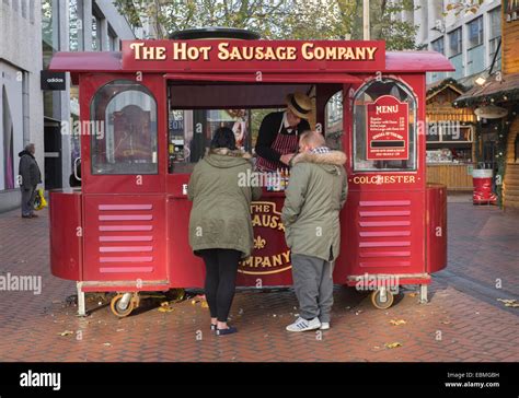 Traditional German Christmas Market In Birmingham Stock Photo Alamy