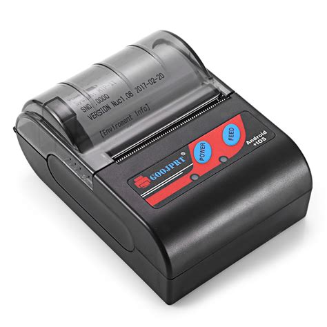 GOOJPRT POS Bluetooth Thermal Receipt Printer 58mm MTP II Black