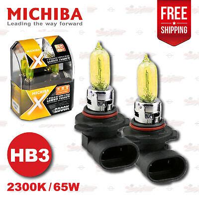 Hb Michiba W K Super Lemon Yellow Halogen Headlight Bulbs For