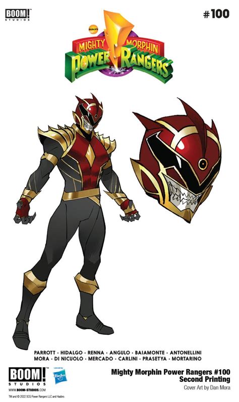 Mighty Morphin Power Rangers 100 Second Printing Boom Studios