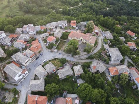 Aerial View of Village of Yavrovo, Bulgaria Stock Photo - Image of ...