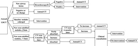 Nodule Management Guideline For Annual Screening Ct Computed Download Scientific Diagram