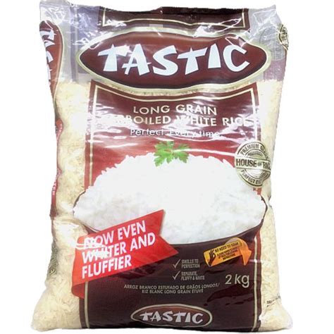 Tastic Long Grain Parboiled White Rice Kg Sk