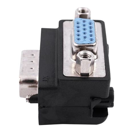 Pin Vga Male To Female M F Right Angle Adapter X H