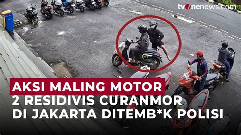 Dramatis Polisi Lumpuhkan Dua Pelaku Curanmor Di Kelapa Gading Dengan