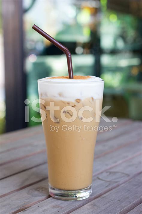 Iced Cappuccino Ice Coffee Stock Photo Royalty Free Freeimages