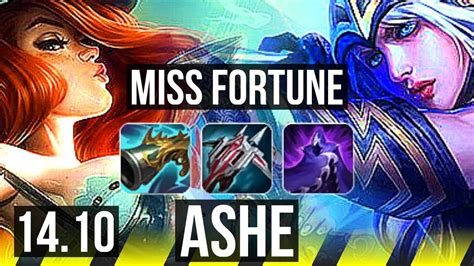 MISS FORTUNE Poppy Vs ASHE Seraphine ADC Rank 5 MF 1600 Games