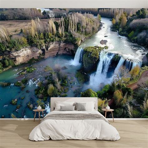 Modern Wallpaper Murals D Saltos Del Waterfalls Peel And Stick