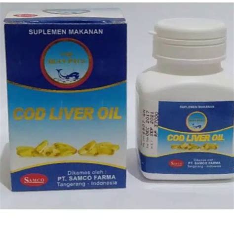 Jual Minyak Ikan Cod Liver Oil Capsules Shopee Indonesia