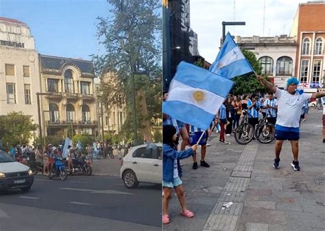 Hinchas De Argentina Coparon La Plaza Luego Del Triunfo Frente A M Xico