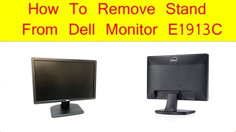 How To Remove Stand From Dell Monitor E C Dell Detached Monitor