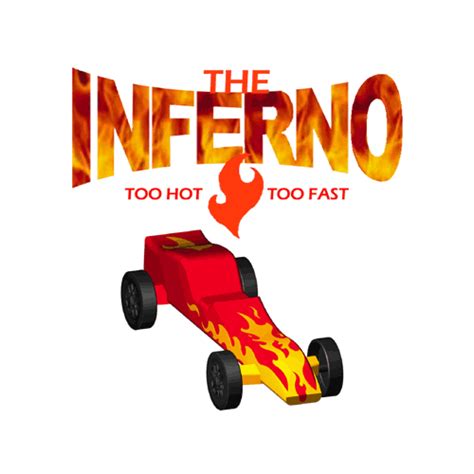 The Hottest Inferno Pinewood Derby Car Plan Pinewood Pro