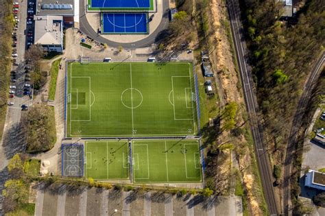 Dortmund Aus Der Vogelperspektive Neubau Der Sportplatzanlagen Des Tsc