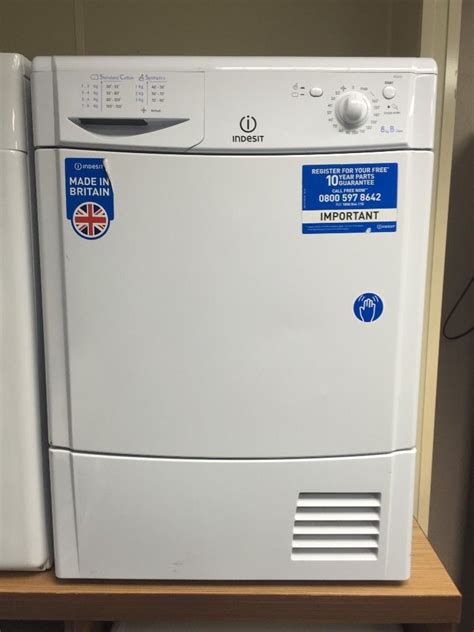 Indesit Idc T Kg White Condenser Tumble Dryer Year Guarantee In