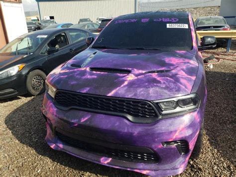 This Poor 2021 Purple Dodge Durango SRT Hellcat Is Dirt Cheap, but ...