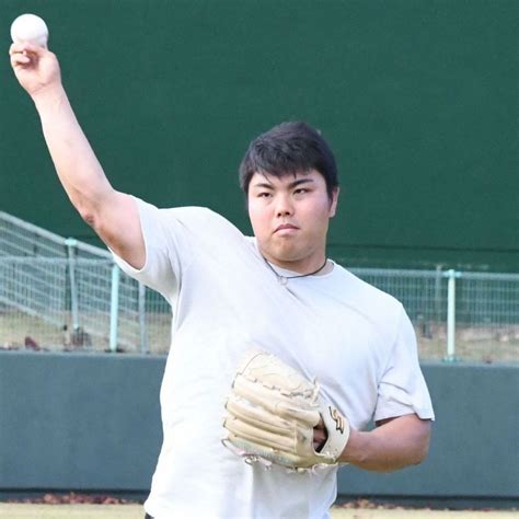 「ピッチピチッ‼️」西武・平良海馬があのメジャーリーガープレゼントのtシャツ着て練習もファン「確かにパツパツだ」：「おっ！」でつながる地元