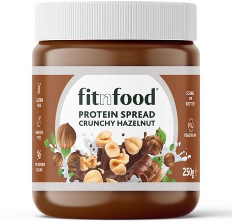 Fitnfood Protein Spread Gr Crunchy Hazelnut Exp