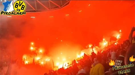 Borussia Dortmund Pyro In Hoffenheim 29 9 23 Pyroalarm Bundesliga